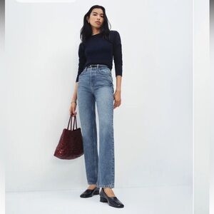 Reformation Cynthia High Rise Straight Jeans